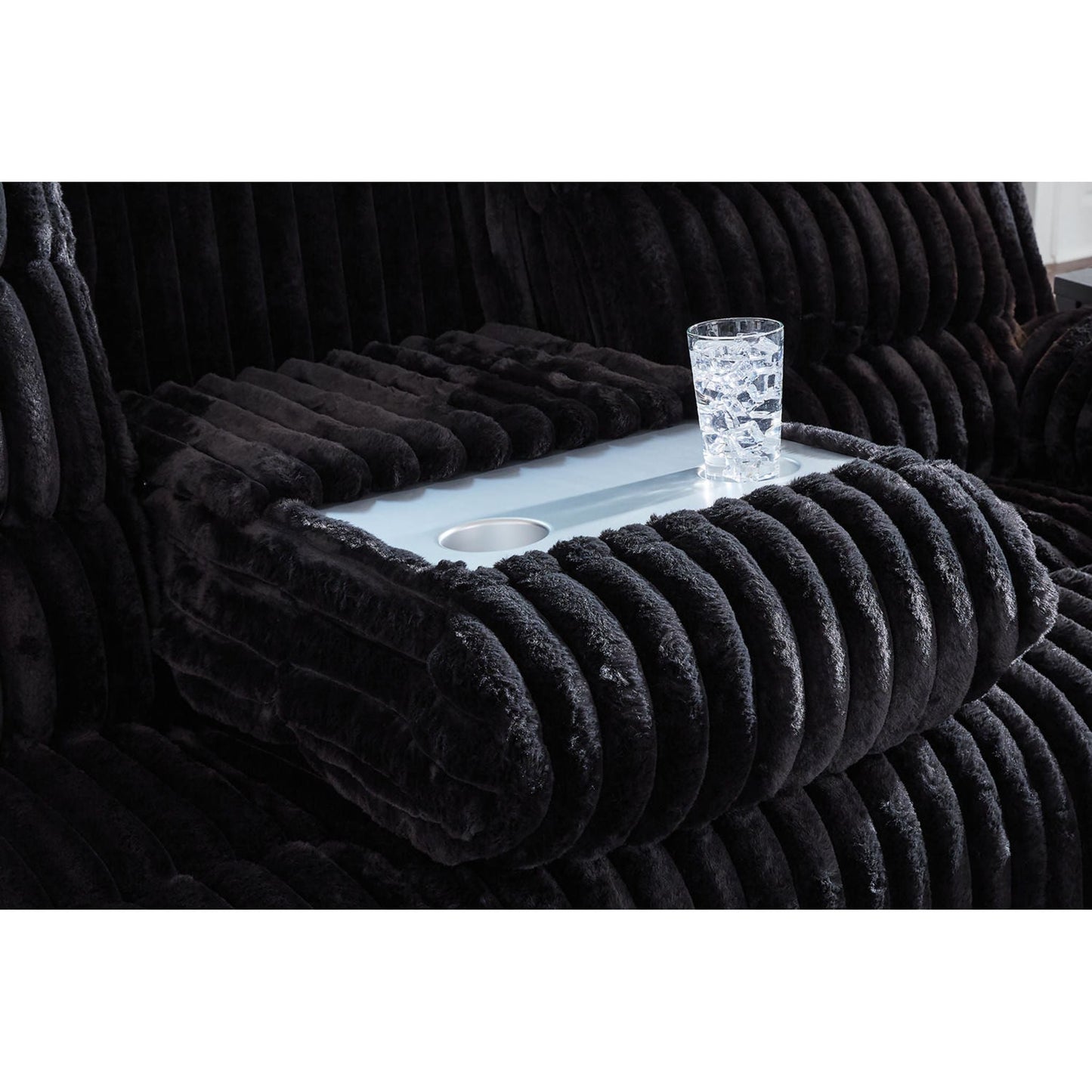 Canapé inclinable électrique Technique avec table rabattable