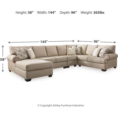 Canapé d'angle 4 pièces exclusif Baceno