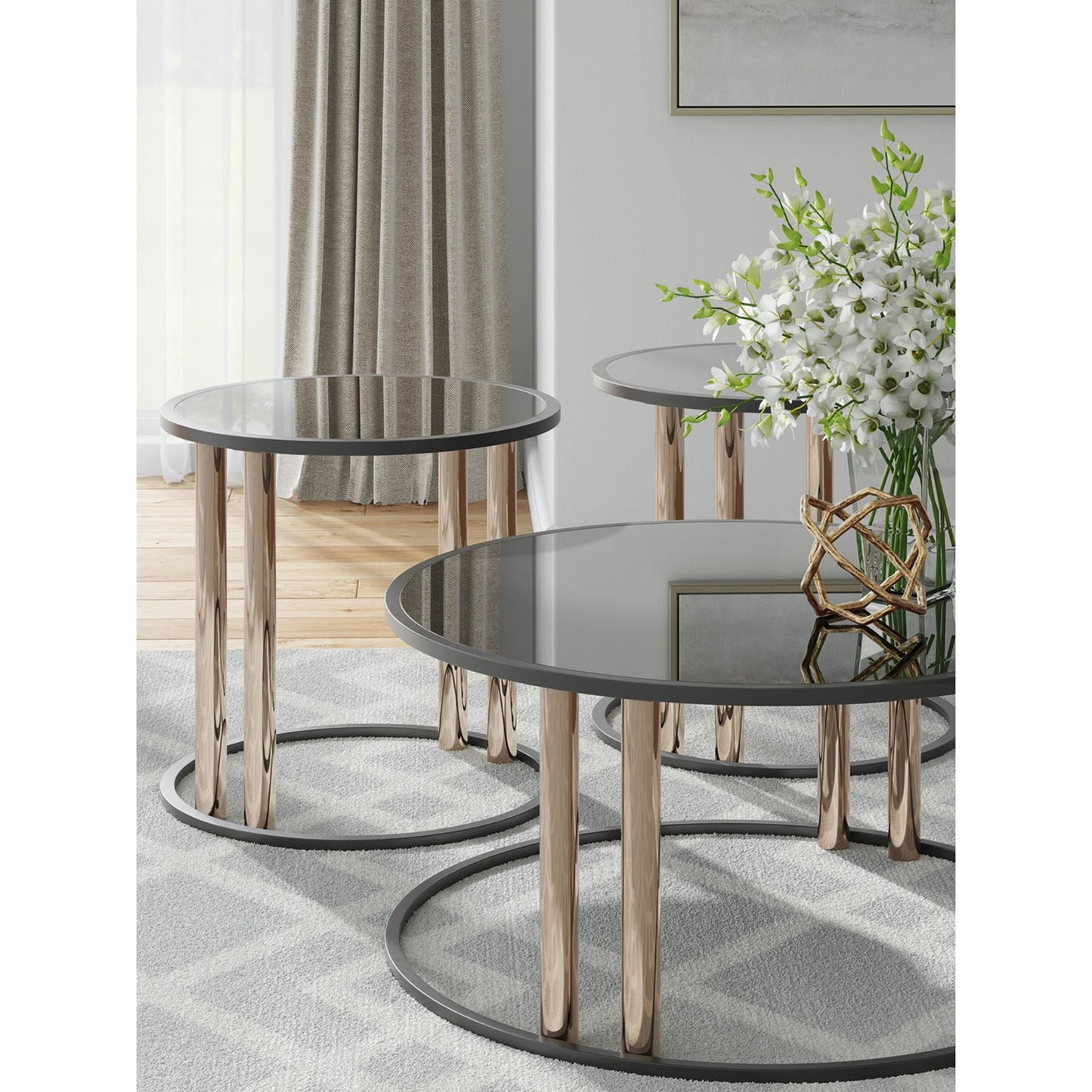 Tables Hannerly en lot de 3