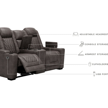 Canapé inclinable électrique HyllMont avec console