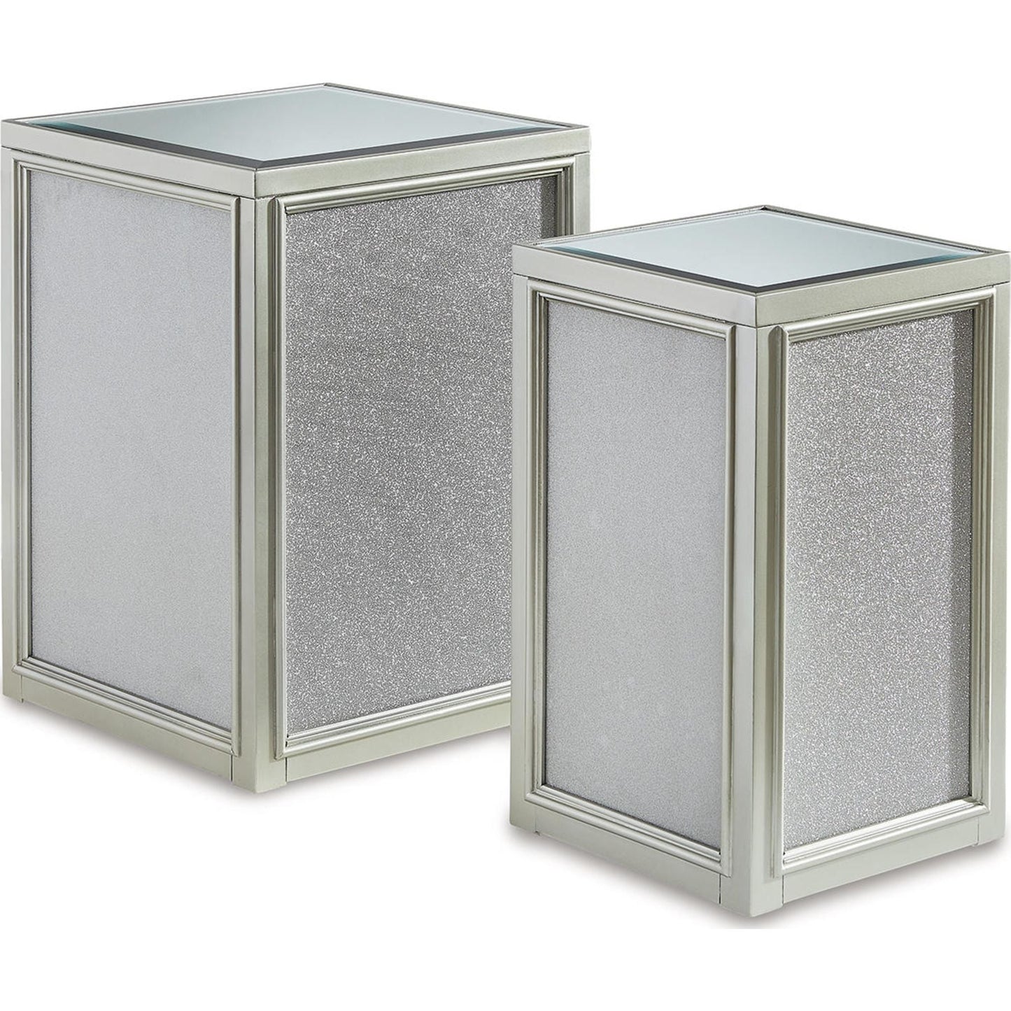 Tables d'appoint gigognes Traleena (lot de 2)