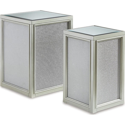 Tables d'appoint gigognes Traleena (lot de 2)