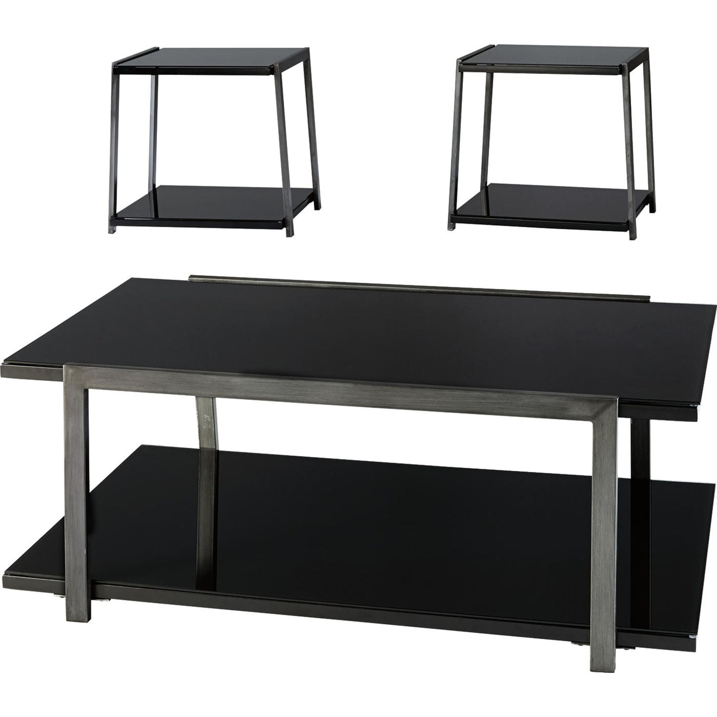 Ensemble de tables d'appoint Rollynx (ensemble de 3)