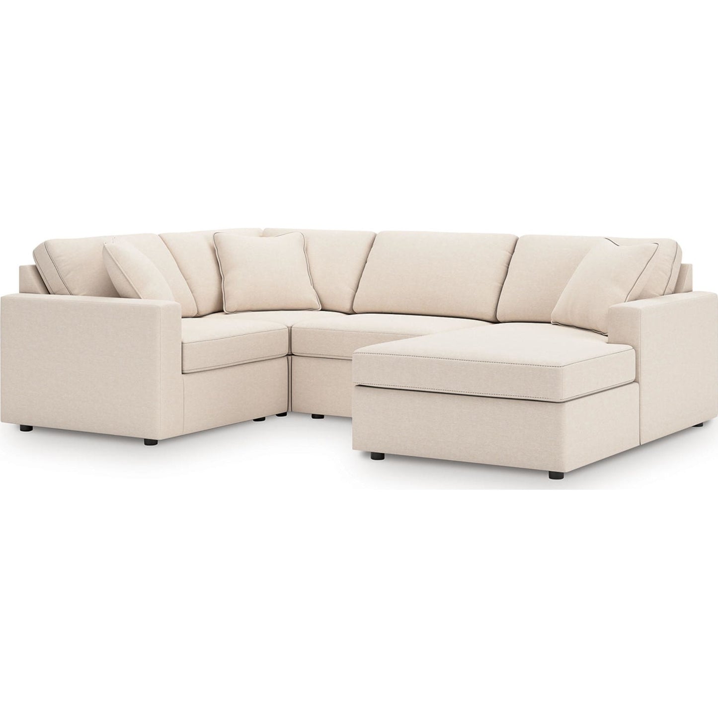 Canapé d'angle modulaire Modmax 4 pièces avec méridienne