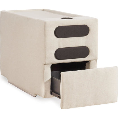 Canapé d'angle modulaire Modmax 5 pièces avec consoles audio et de rangement