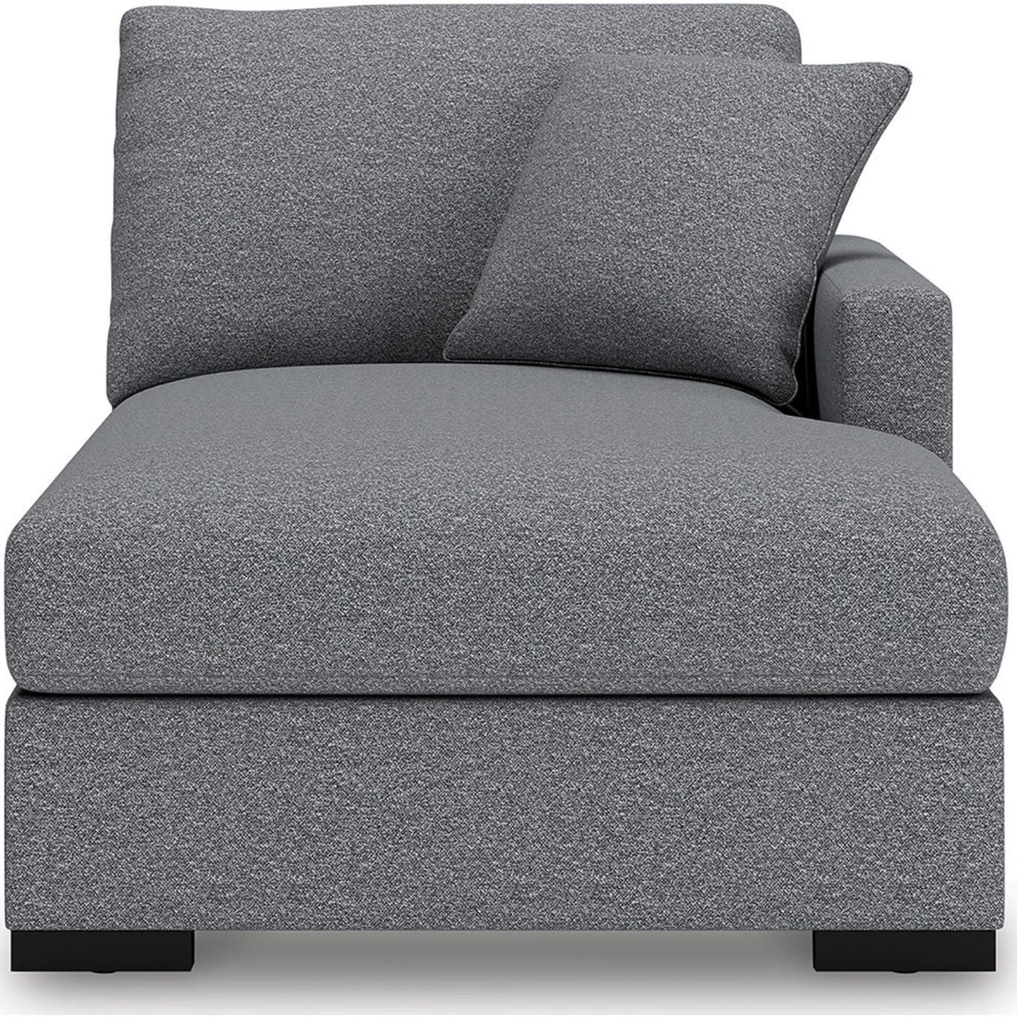 Canapé d'angle modulaire 4 pièces exclusif à Omaha, avec système audio et méridienne