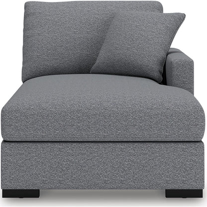 Canapé d'angle modulaire 4 pièces exclusif à Omaha, avec système audio et méridienne