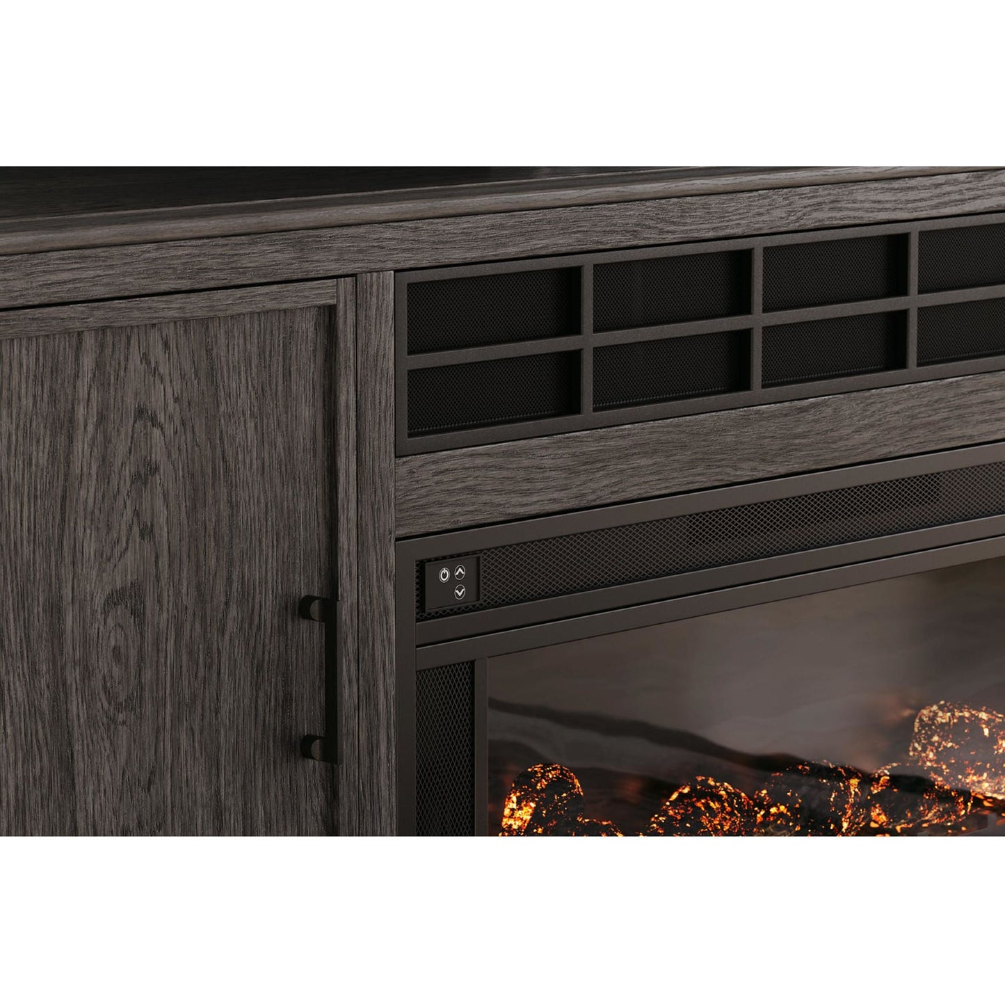 Meuble TV Montillan avec cheminée