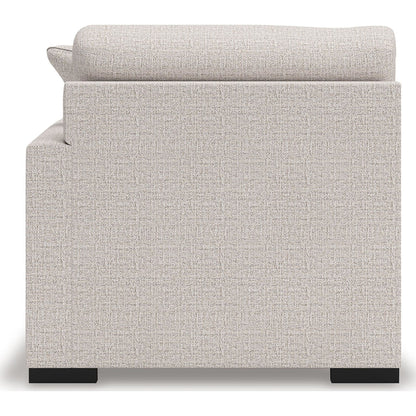 Canapé d'angle modulaire 8 pièces exclusif à Omaha avec méridienne et rangement