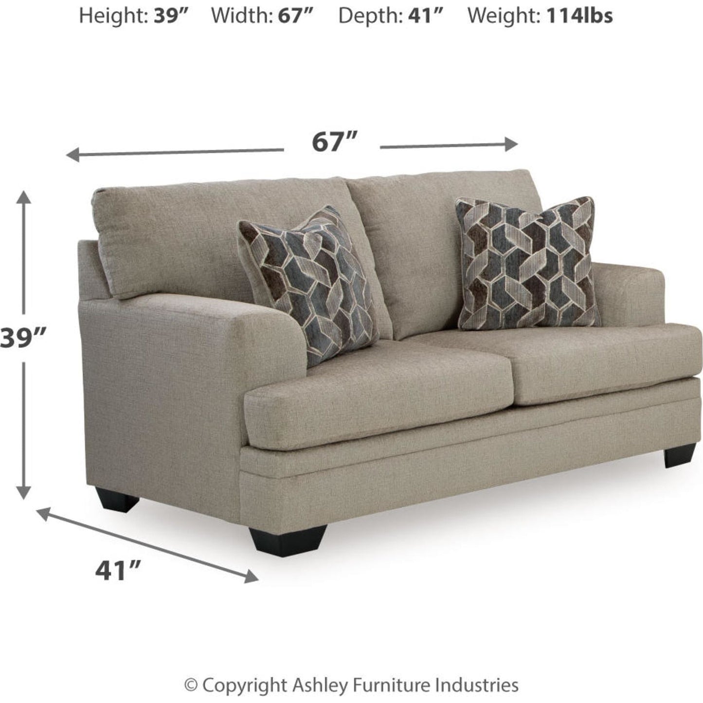 Canapé deux places Stonemeade