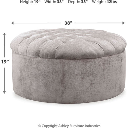 Pouf d'appoint surdimensionné exclusif Carnaby