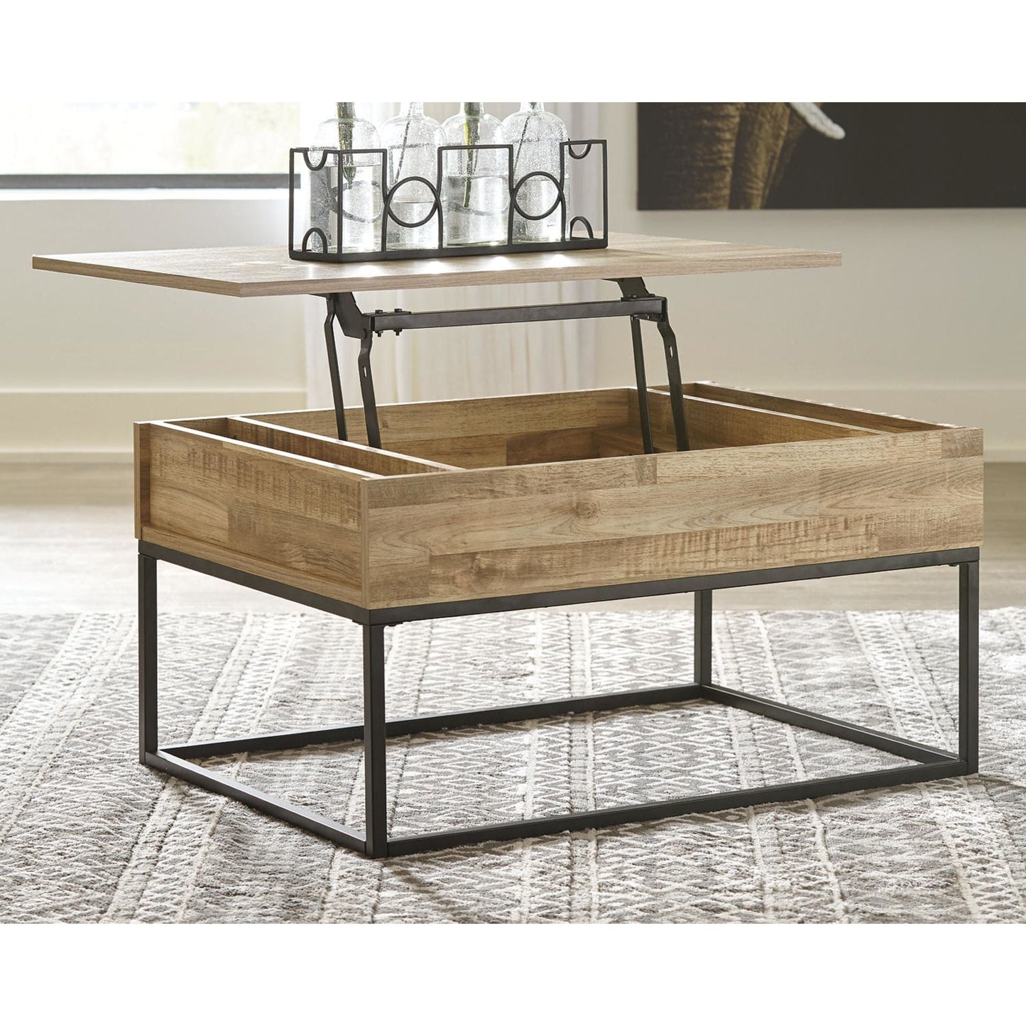 Table basse Gerdanet avec plateau relevable