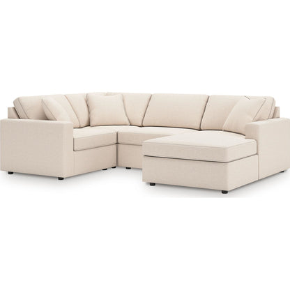 Canapé d'angle modulaire Modmax 4 pièces avec méridienne