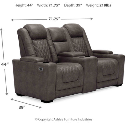 Canapé inclinable électrique HyllMont avec console