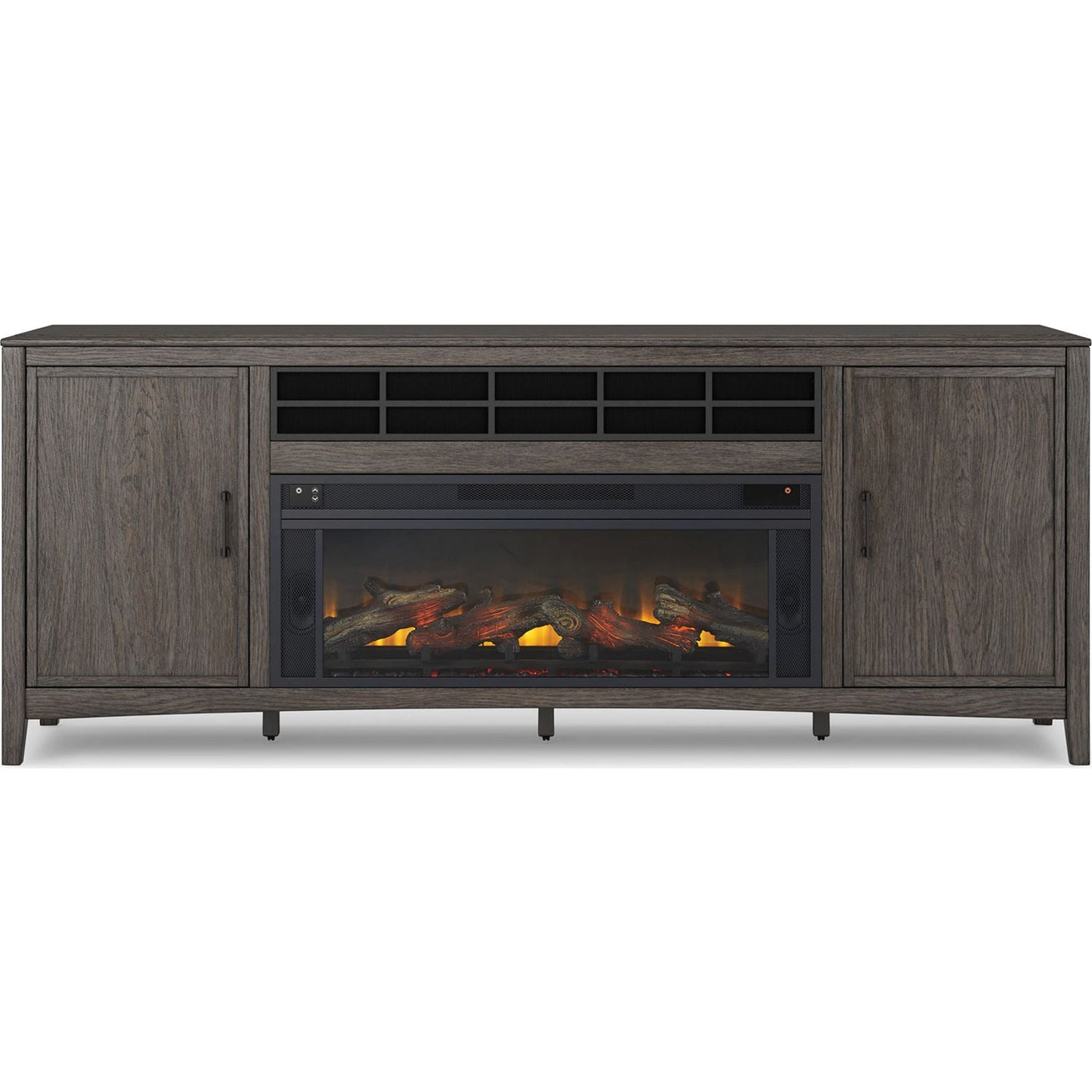 Meuble TV Montillan avec cheminée