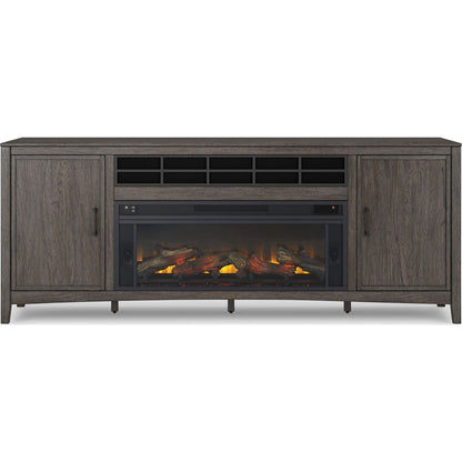 Meuble TV Montillan avec cheminée