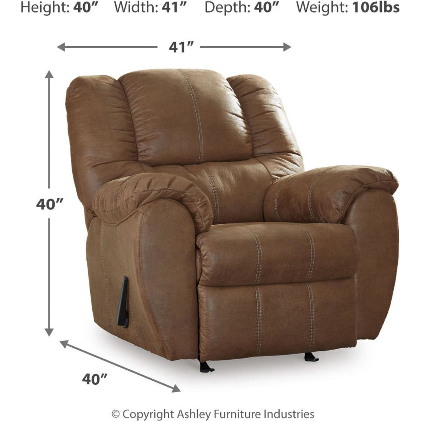 Fauteuil inclinable à bascule McGann