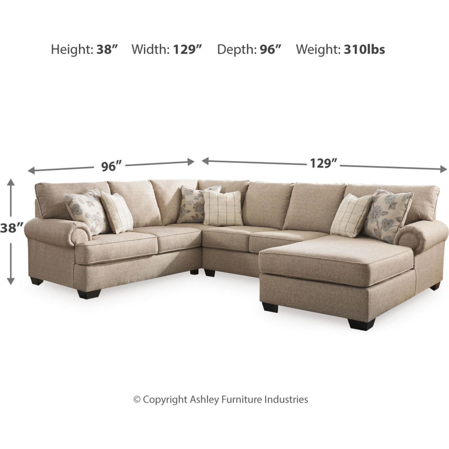 Canapé d'angle 3 pièces exclusif Baceno