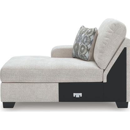 Canapé d'angle 3 pièces exclusif Rodington avec méridienne