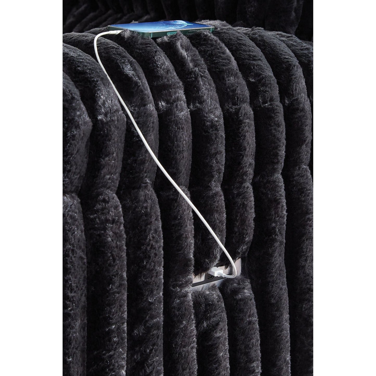 Canapé inclinable deux places Technique avec console