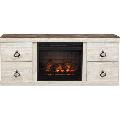 Meuble TV Willowton avec cheminée