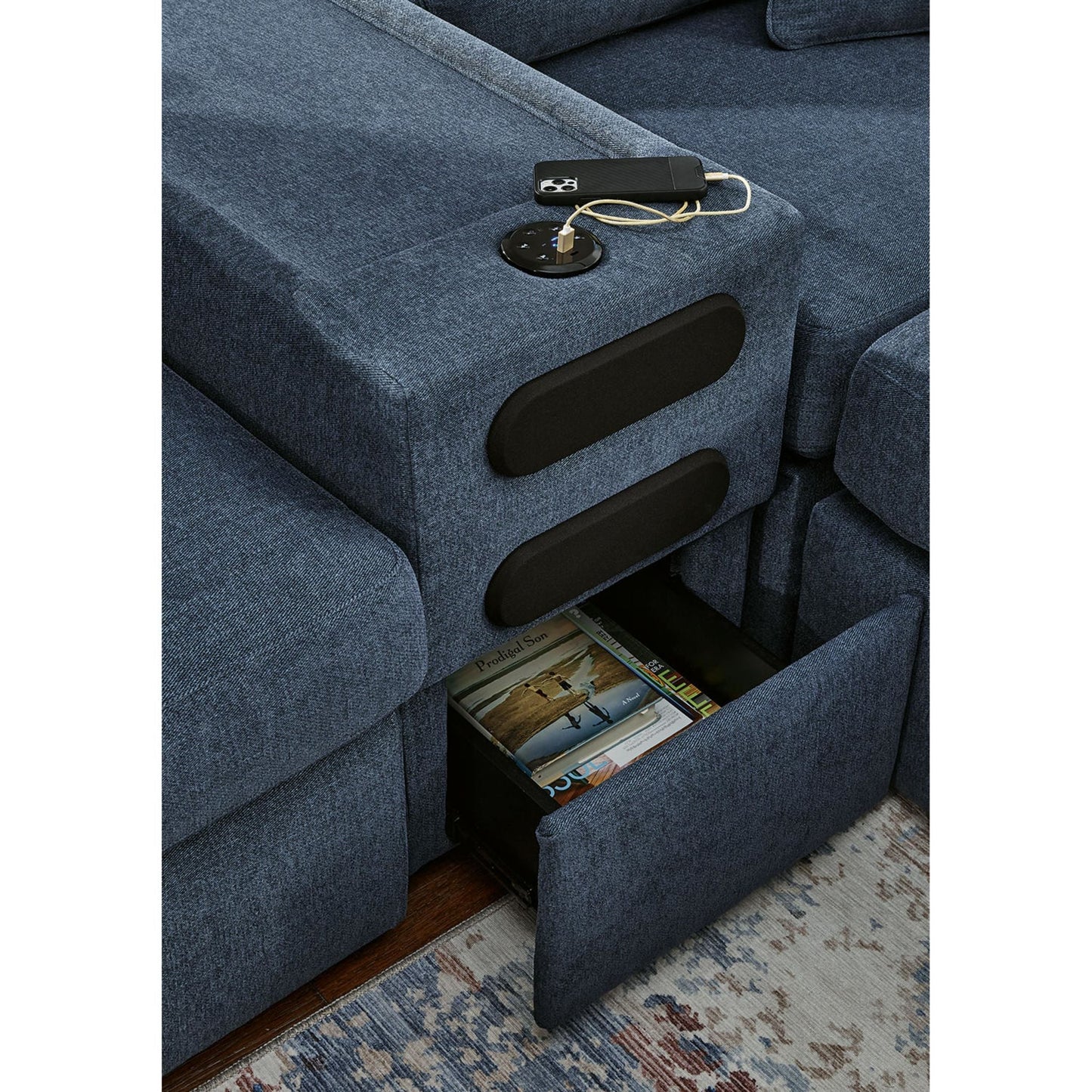 Canapé d'angle Modmax 7 pièces avec système audio