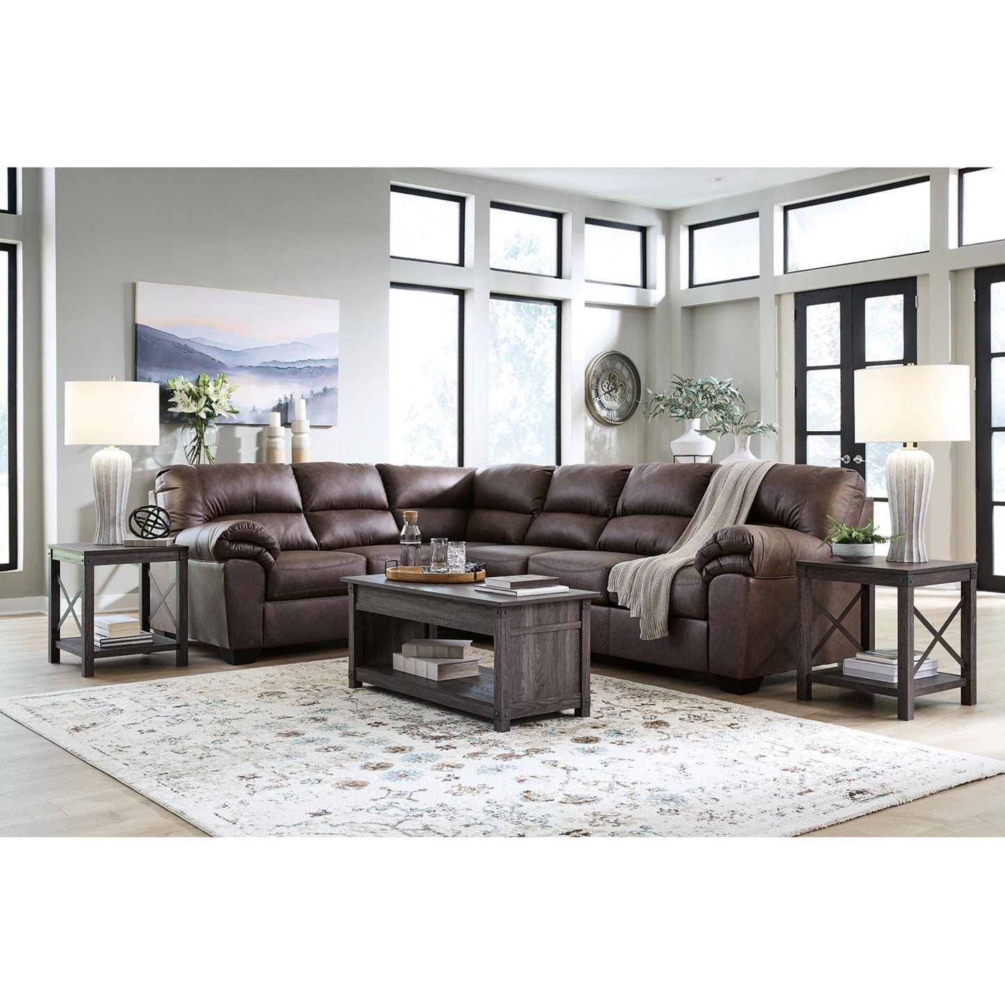 Canapé d'angle Whitlock 3 pièces