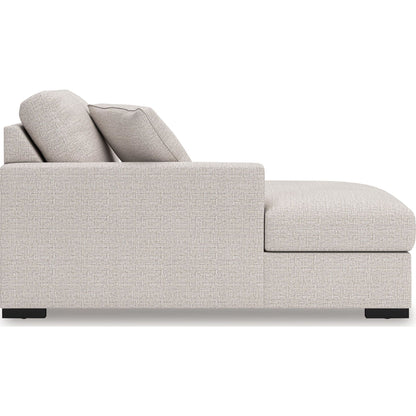 Canapé d'angle modulaire 4 pièces exclusif Omaha avec rangement et méridienne