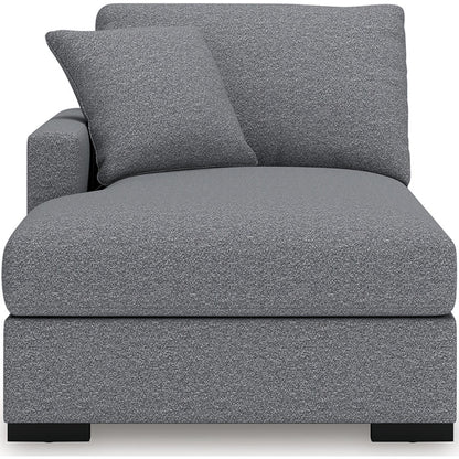 Canapé d'angle modulaire 4 pièces exclusif à Omaha avec double méridienne