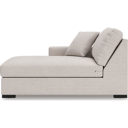 Canapé d'angle modulaire 4 pièces exclusif à Omaha avec double méridienne