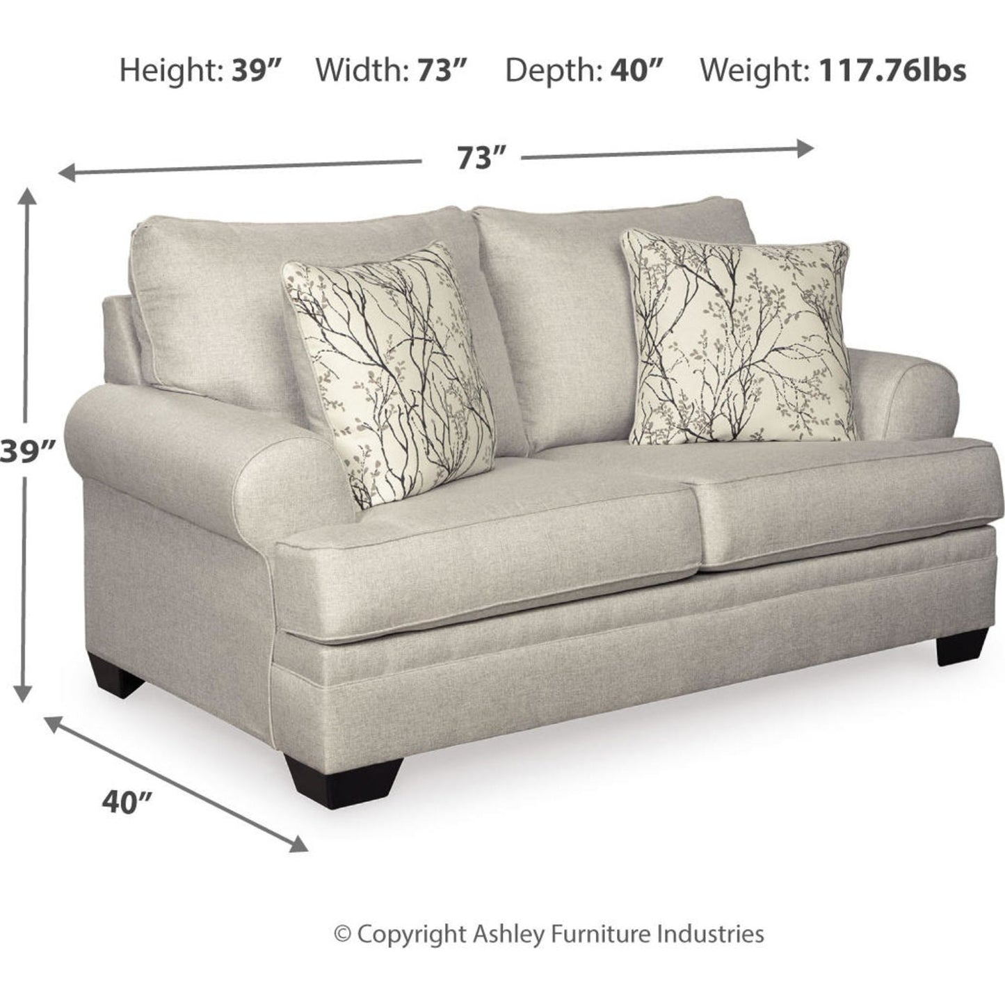 Canapé deux places exclusif Antonlini