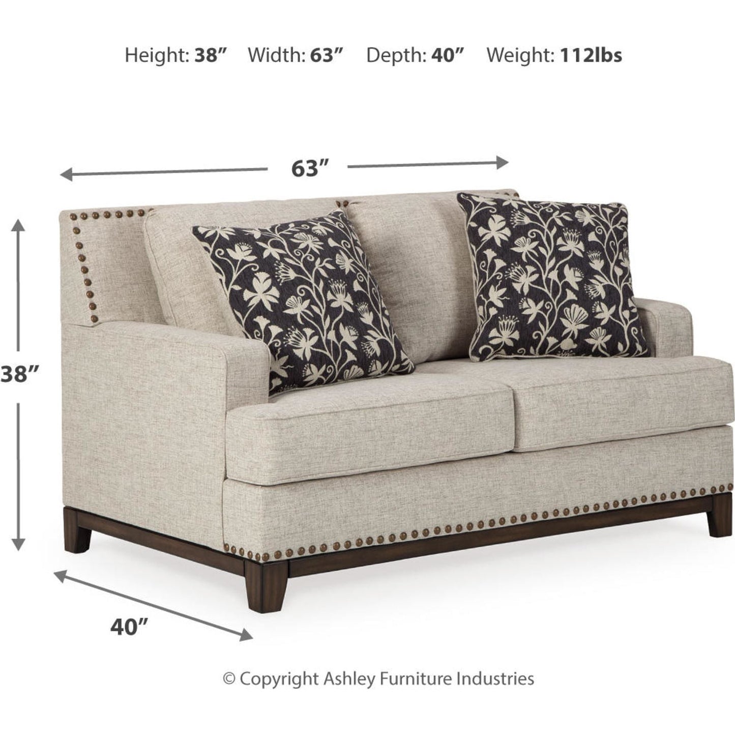 Canapé deux places exclusif Ballina