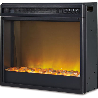 Accessoires de divertissement : insert de cheminée avec verre concassé