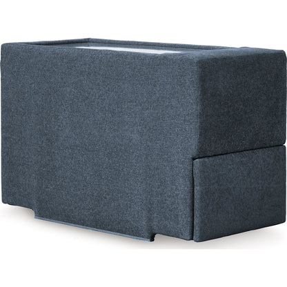 Canapé d'angle modulaire Modmax 8 pièces avec double méridienne, consoles audio et de rangement