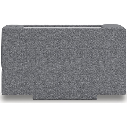 Canapé d'angle modulaire 8 pièces exclusif à Omaha, avec système audio et rangement