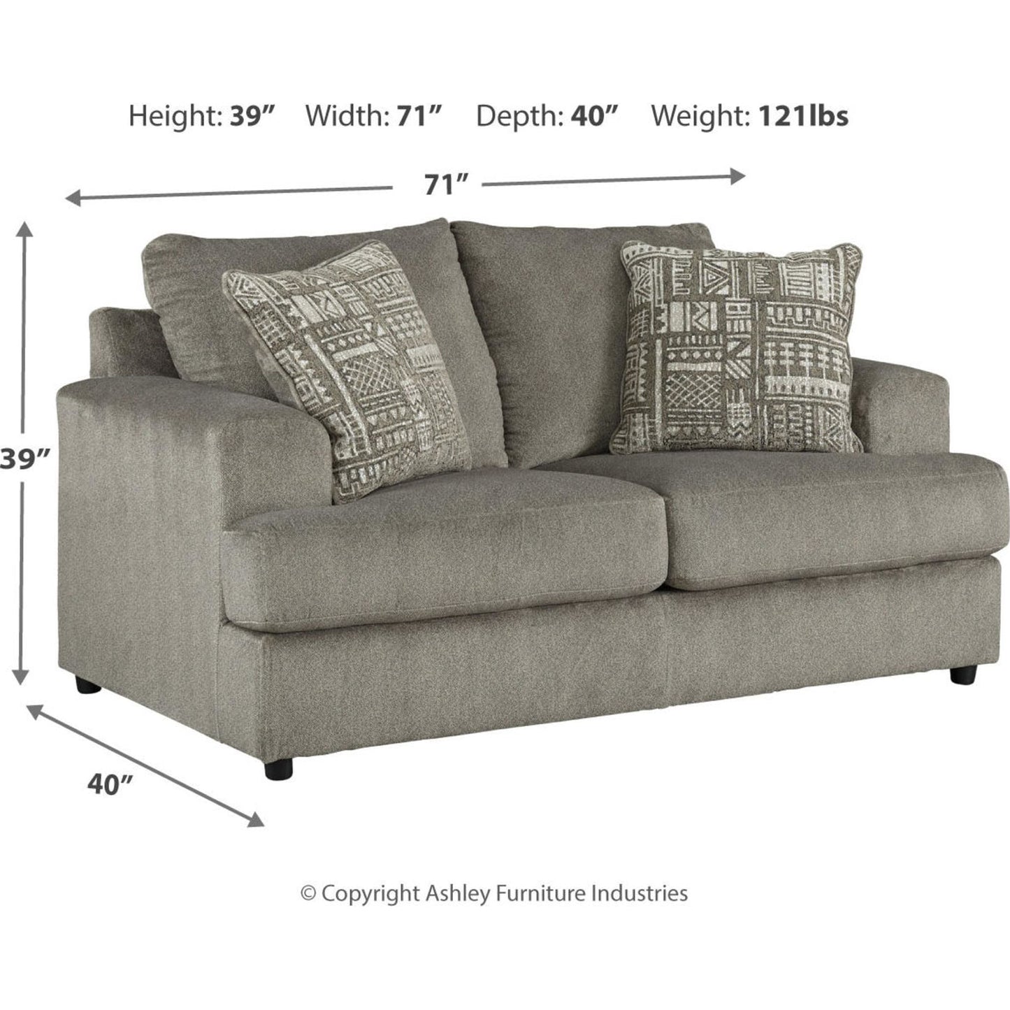 Canapé deux places Soletren