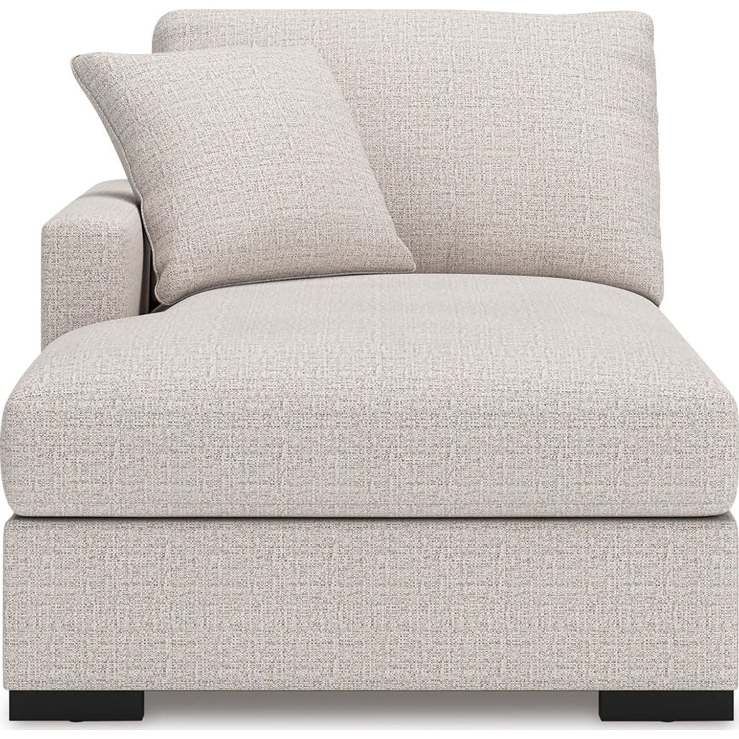 Canapé d'angle modulaire 8 pièces exclusif à Omaha avec double méridienne. Système audio et rangements.