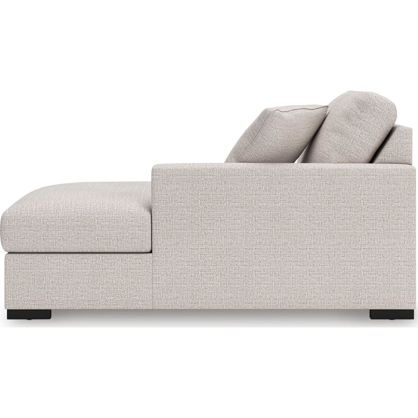 Canapé d'angle modulaire 8 pièces exclusif à Omaha avec méridienne et rangement