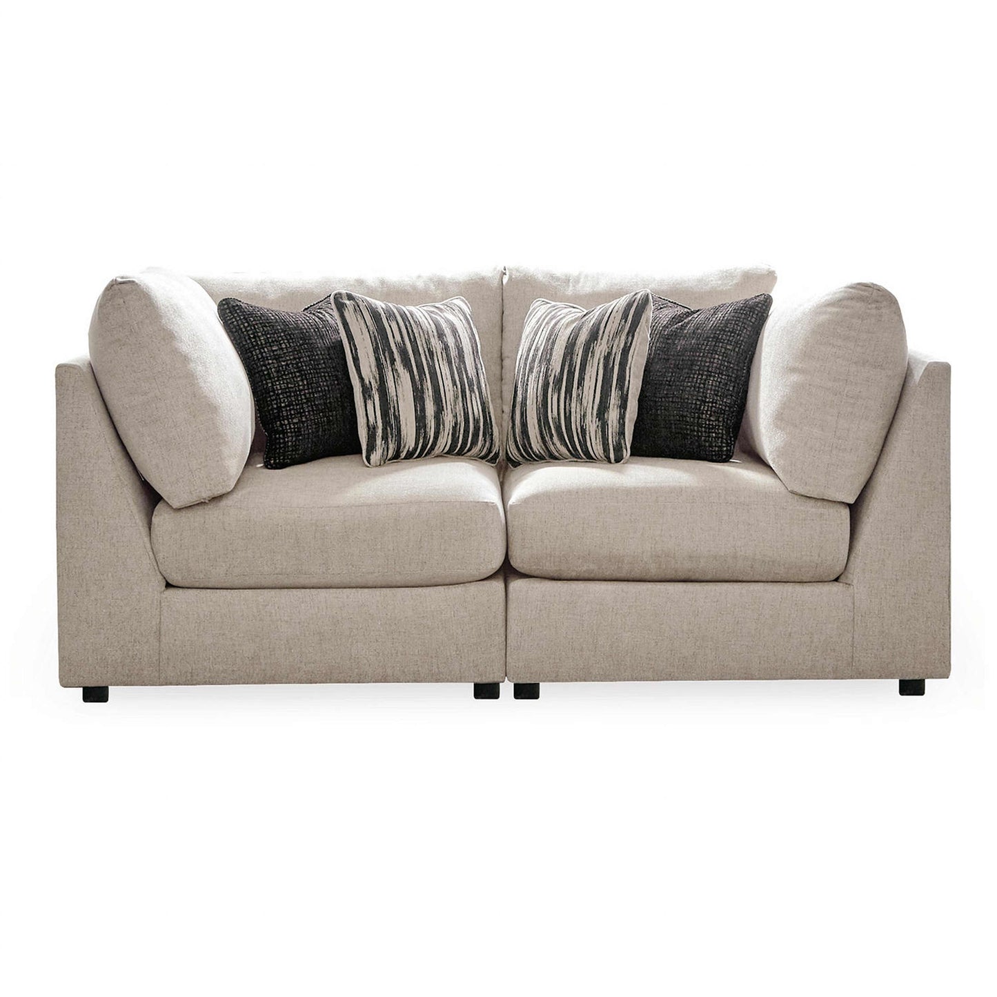 Canapé d'angle modulaire Kellway en 2 parties