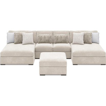 Canapé d'angle modulaire Snodoodle 4 pièces avec double méridienne