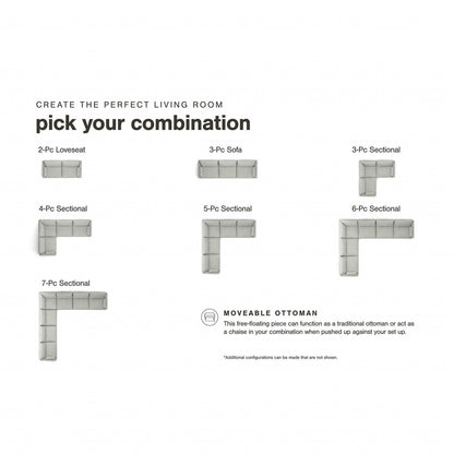 Canapé d'angle modulaire Kellway 5 pièces