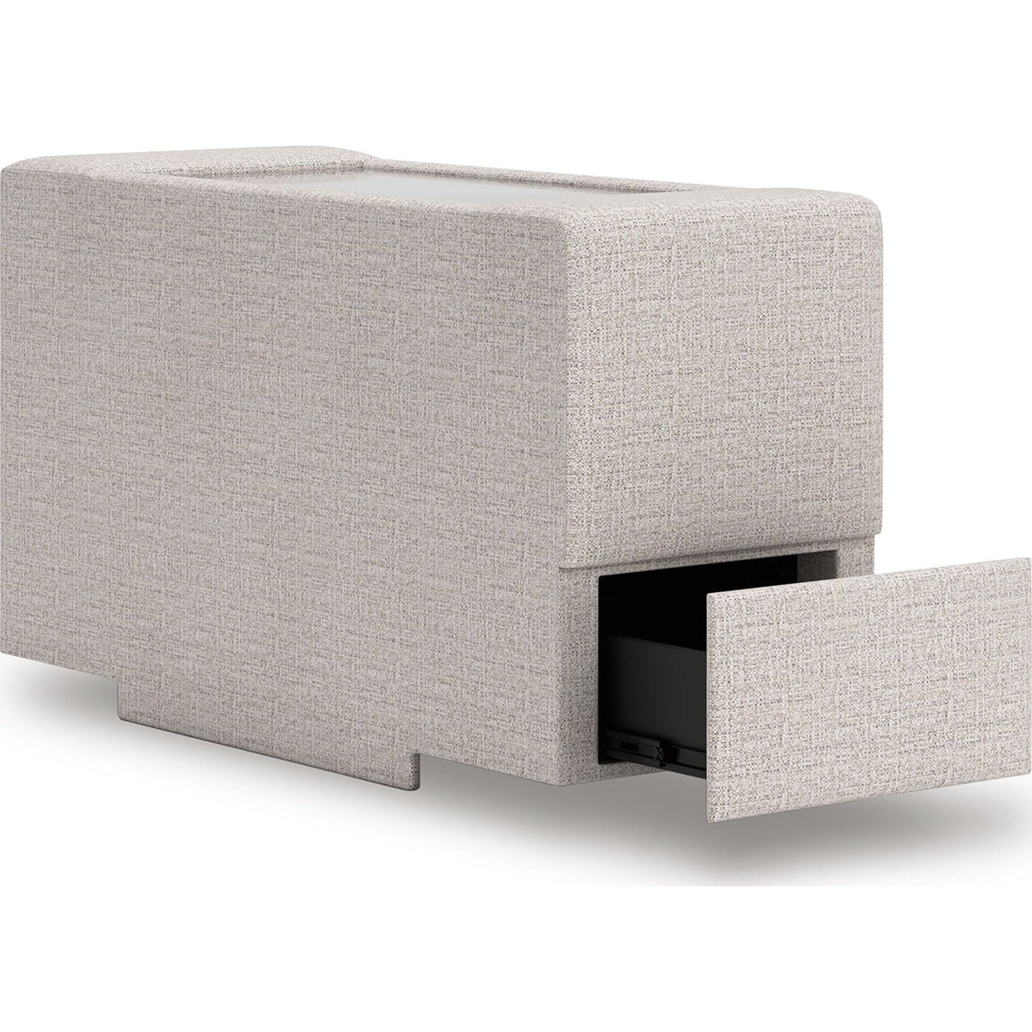 Canapé d'angle modulaire 4 pièces exclusif à Omaha avec rangement