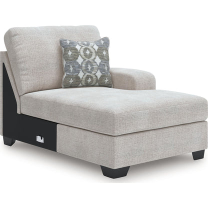 Canapé d'angle 3 pièces exclusif Rodington avec double méridienne