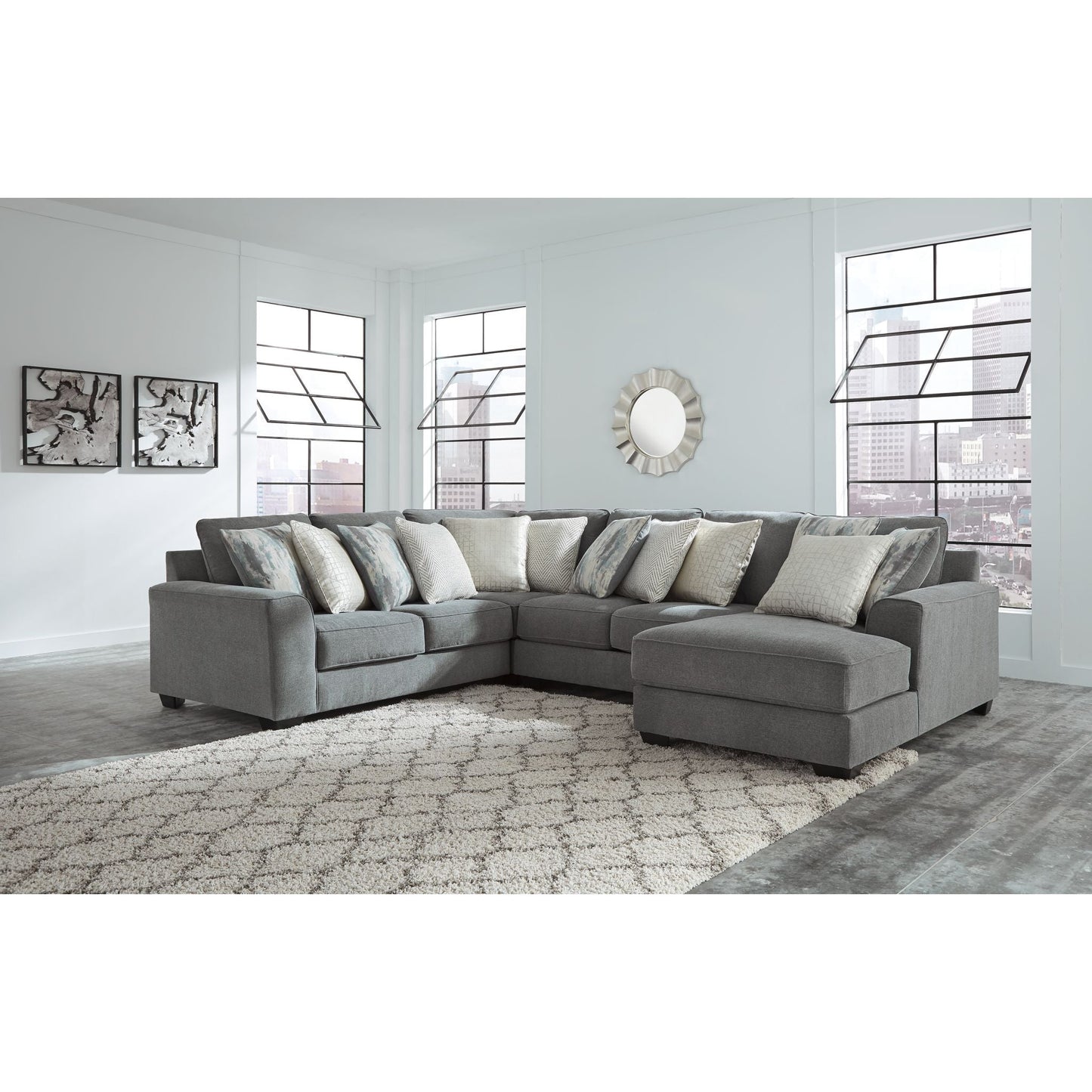 Canapé d'angle 4 pièces exclusif Castano