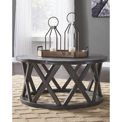 Table basse ronde Sharzane