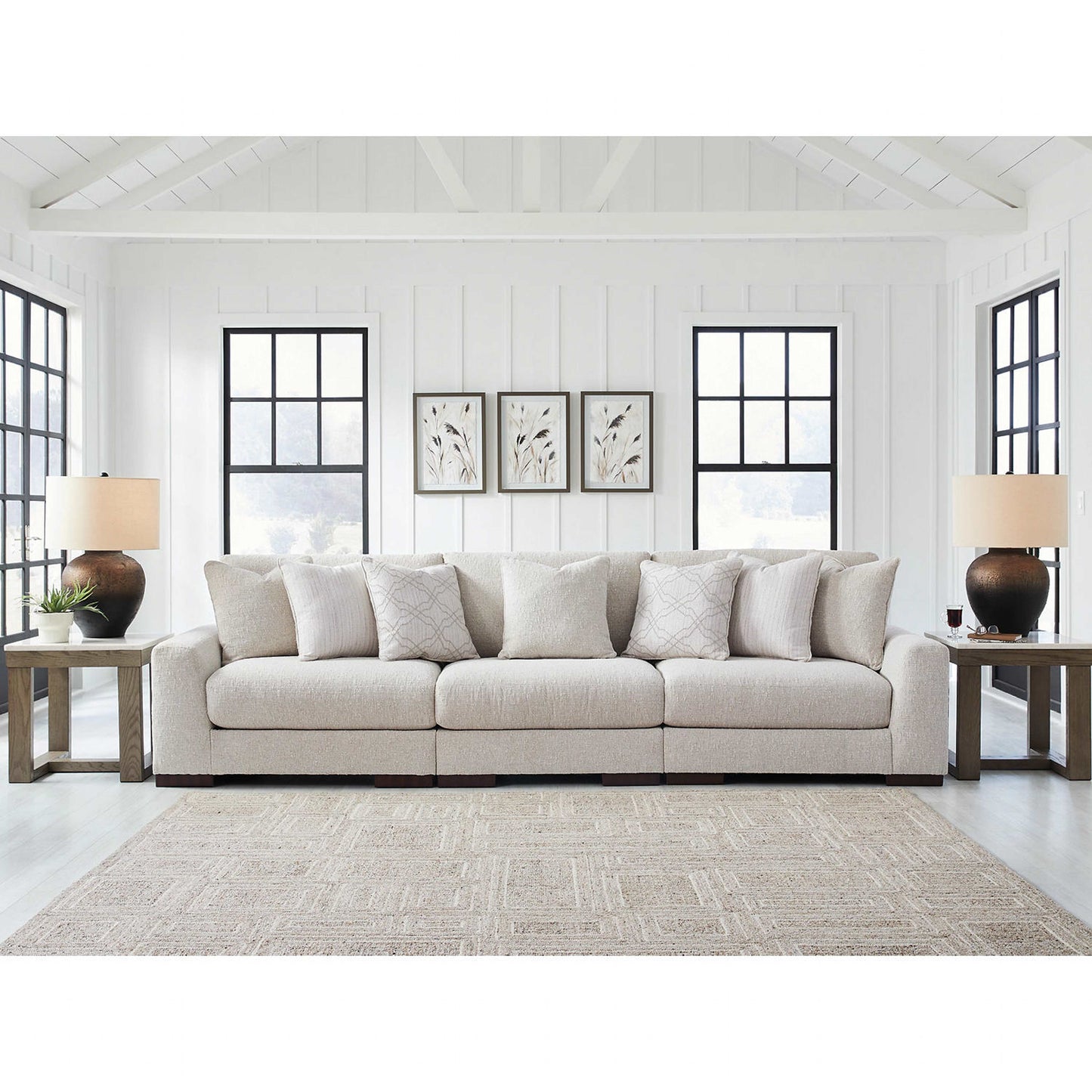 Canapé d'angle Cavella 3 pièces