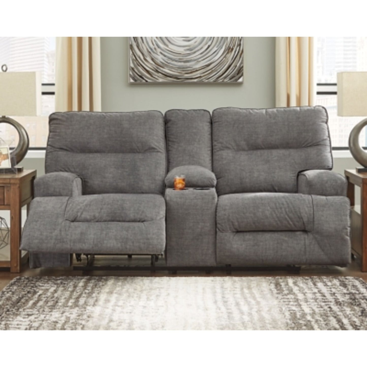 Canapé inclinable Coombs avec console