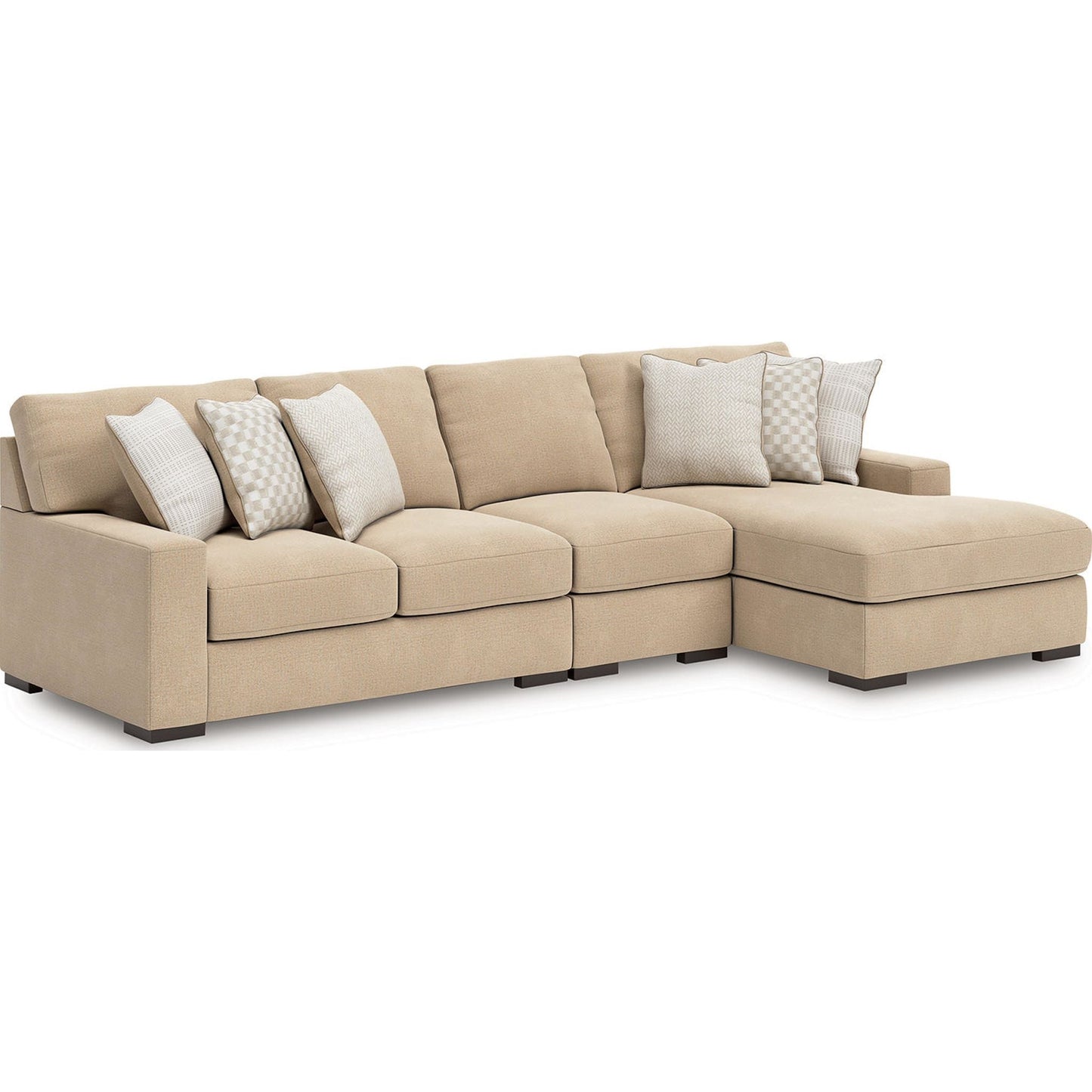 Canapé d'angle 3 pièces exclusif Larce avec méridienne