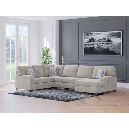 Canapé d'angle 3 pièces exclusif Rodington avec méridienne