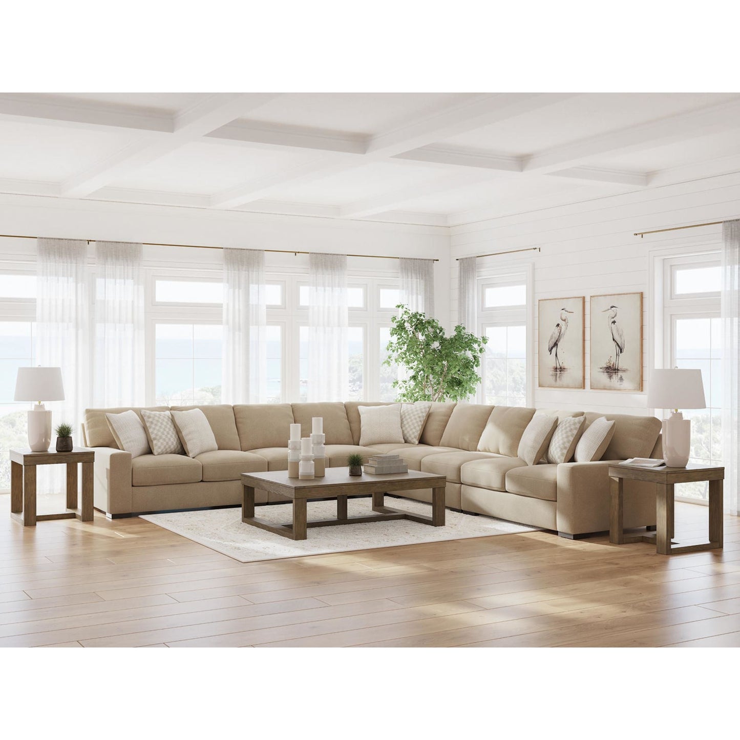 Canapé d'angle 5 pièces exclusif à Larce